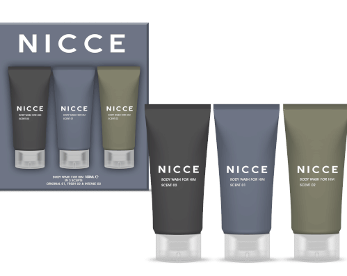 £8.99 Nicce Men 3x 200ml Bodywash Set (6)