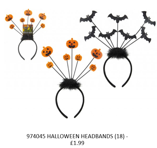 £1.99 Halloween Headbands (18)