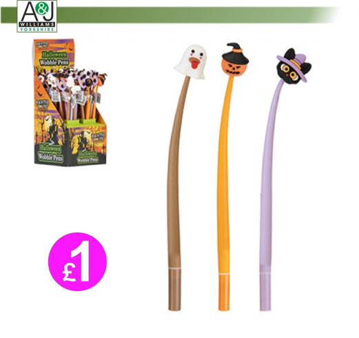 £1 Halloween Wobble Pens (48)