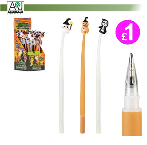 £1 Halloween Wobble Pens (48)