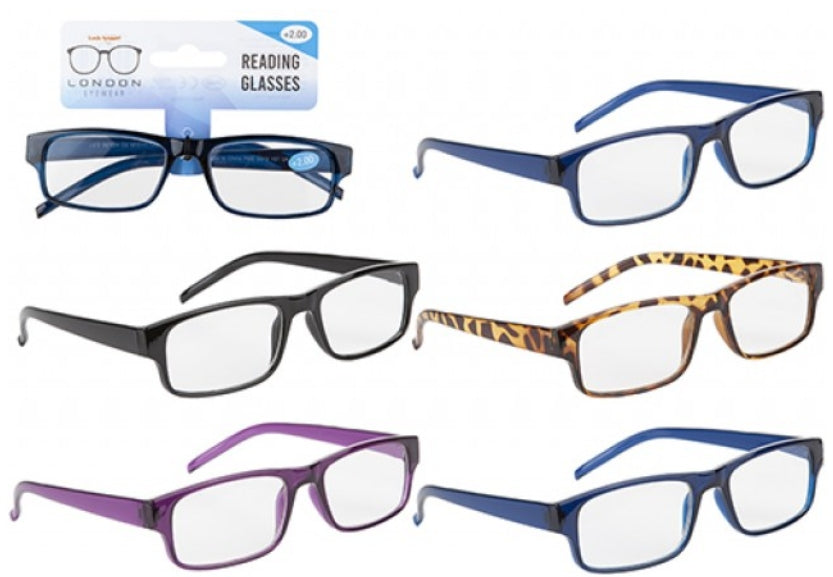 £2.99 London Eyewear Reading Glasses (20)