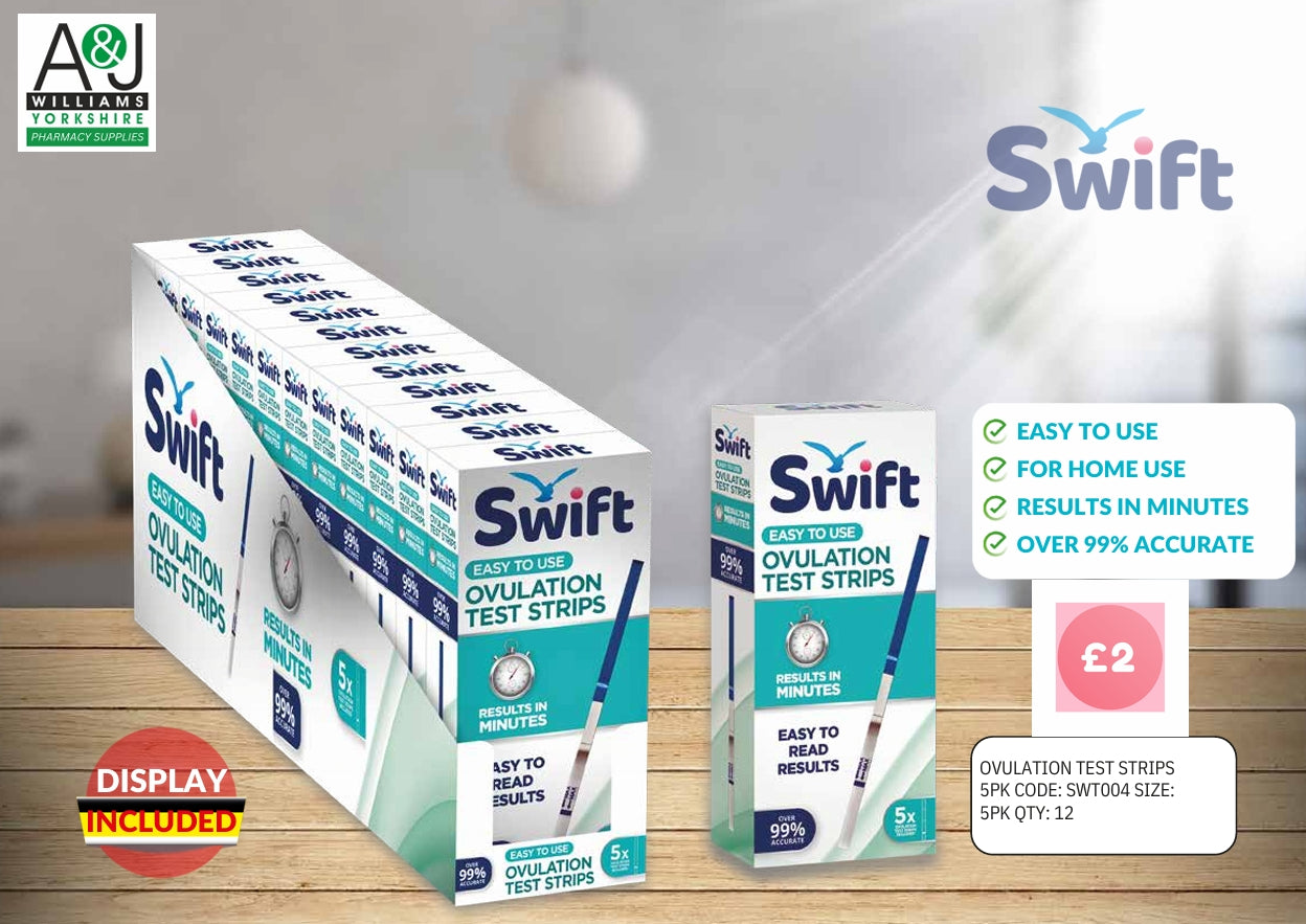 £1.99 Swift Ovulation Test Strips (12)