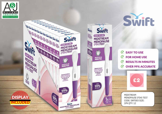 £1.99 Swift Menopause Test(12)