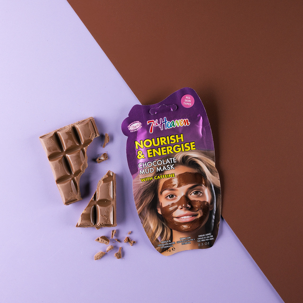 £1.49 7th Heaven Face Mask Chocolate Mud (12)