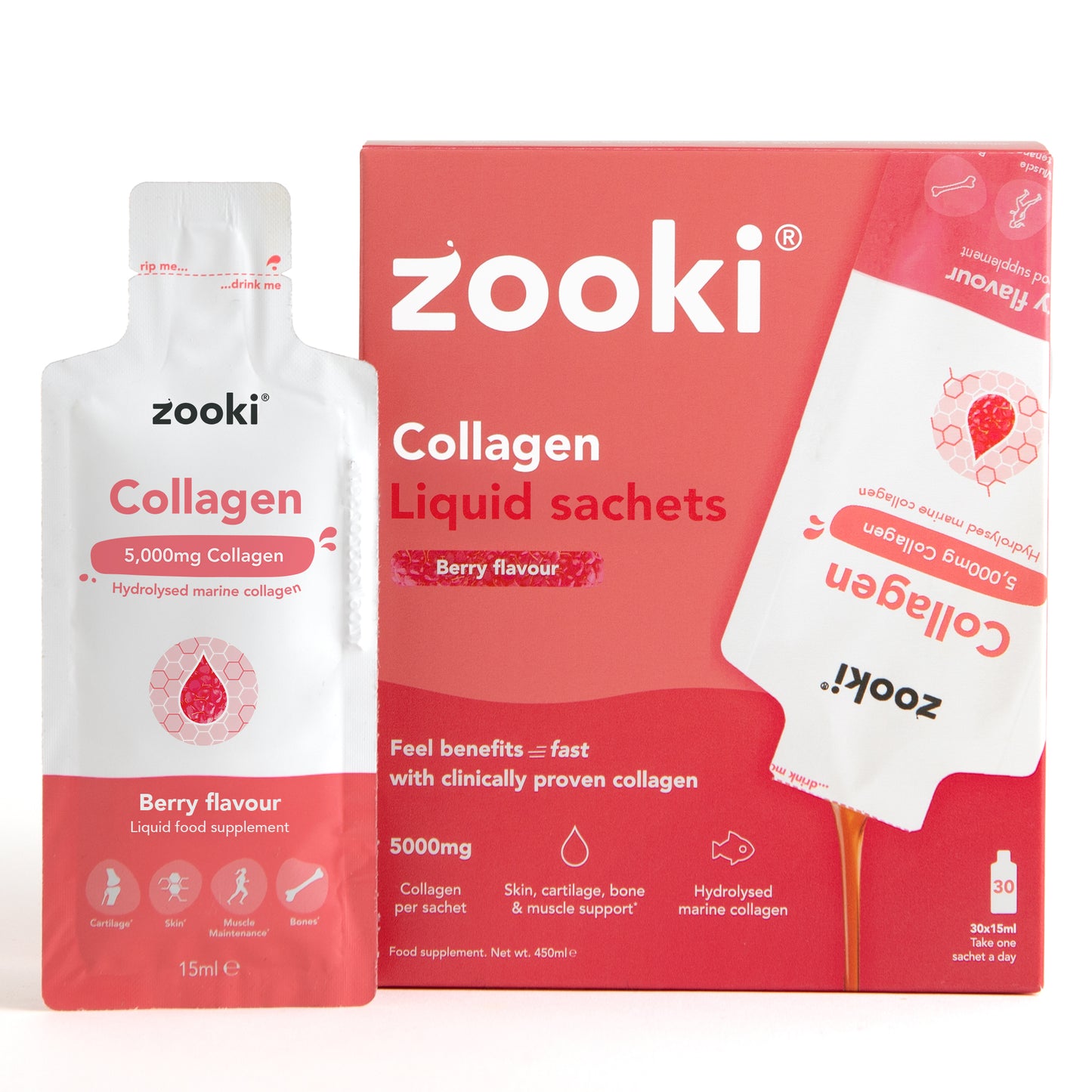 £2.99 Zooki Collagen Liquid Sachets (20)