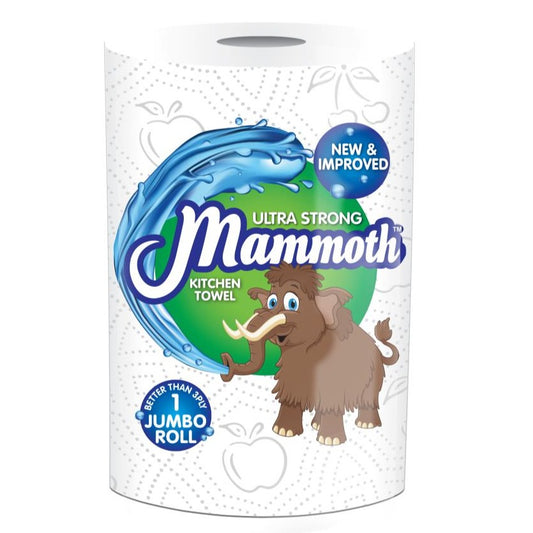 £1.99 Mammoth Jumbo Kitchen Roll (12)