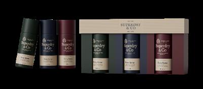 £12 SUPERDRY 3X150ML BODY SPRAY SET BERGAMOT & VETIVER CEDARWOOD & SANDALWOOD TONKA BEAN & BLACK PEPPER (1)