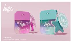 £5 Coloured square spray through container with star keychain & bag clip (1)