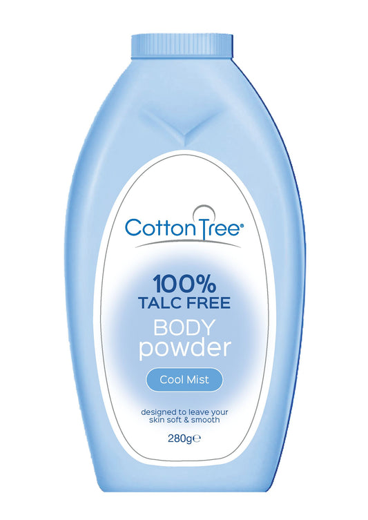 £1.99 Body Powder (Talc Free) 280g - Cool Mist (12)