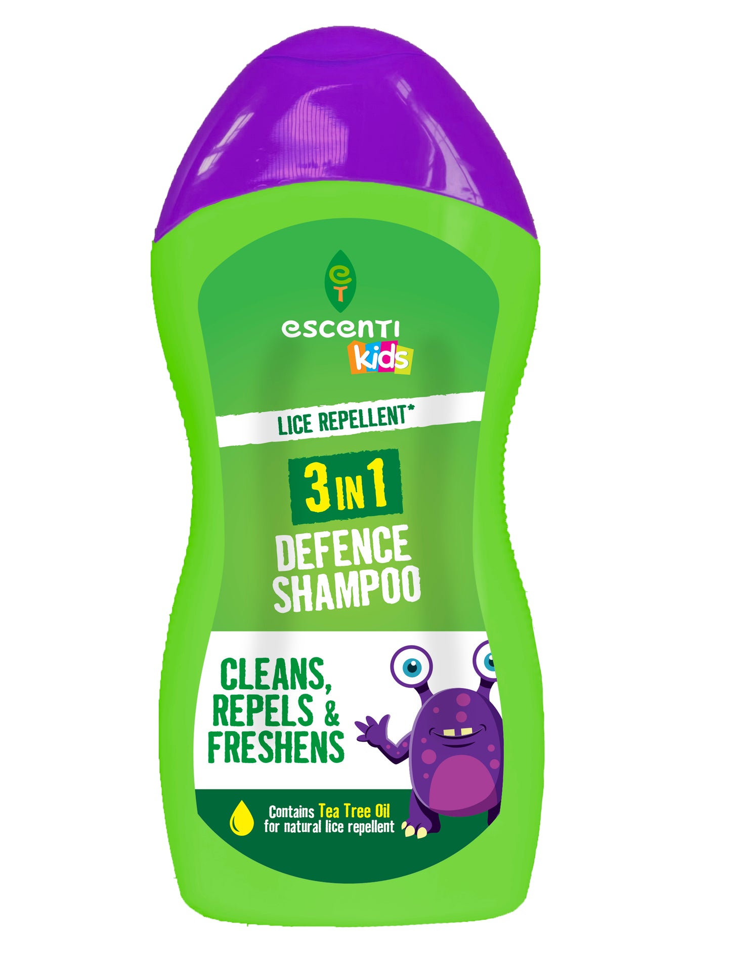 £1.99 Escenti Head Lice Defence Shampoo 300ml (12)