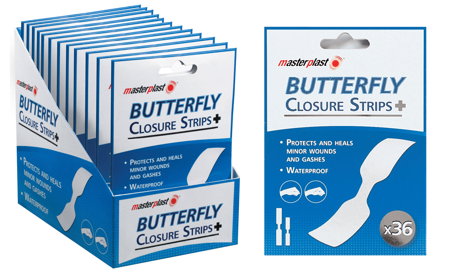 £1.99 Butterfly Closure Strips (12)
