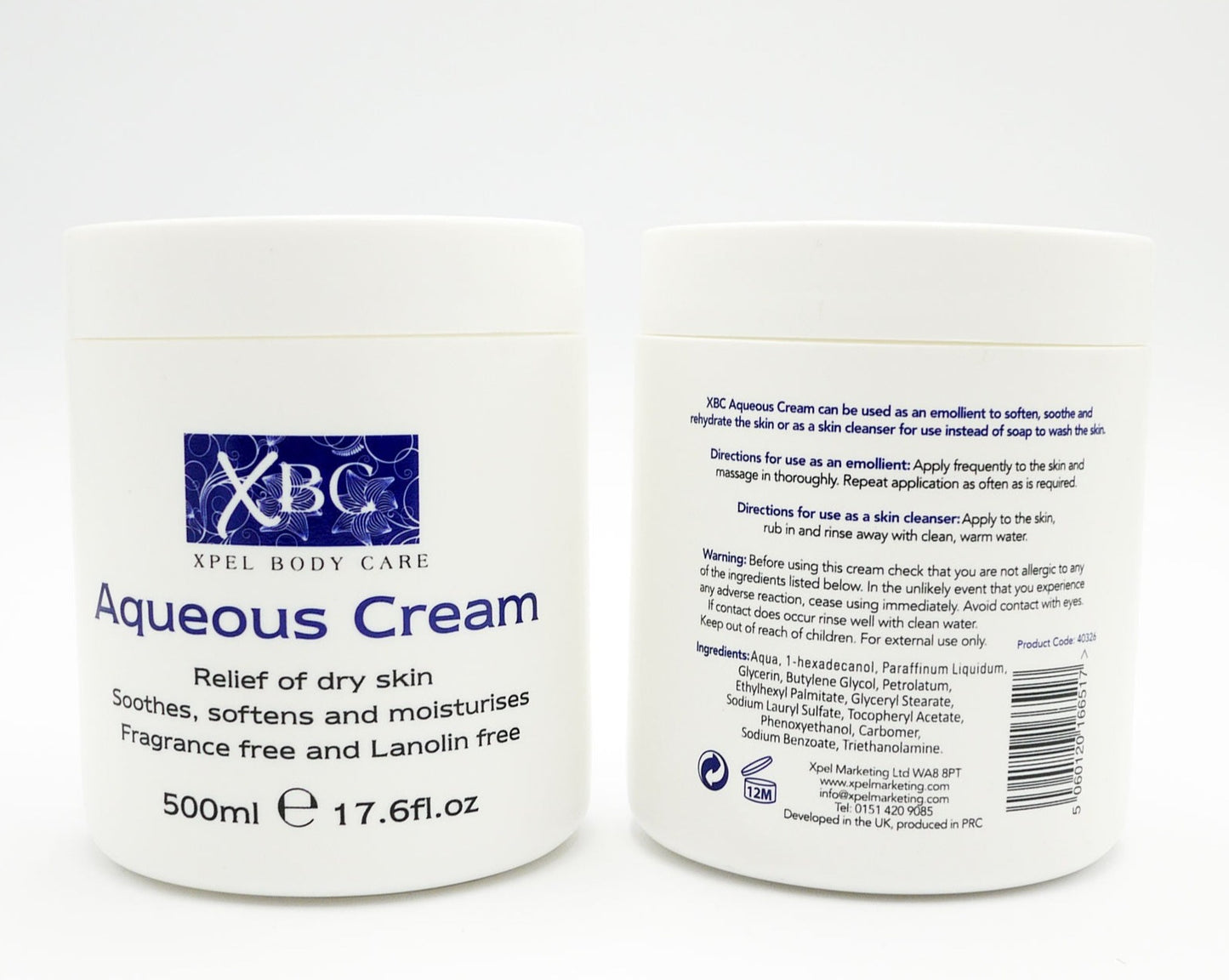 £2.25 Aqueous Cream 500ml (12)