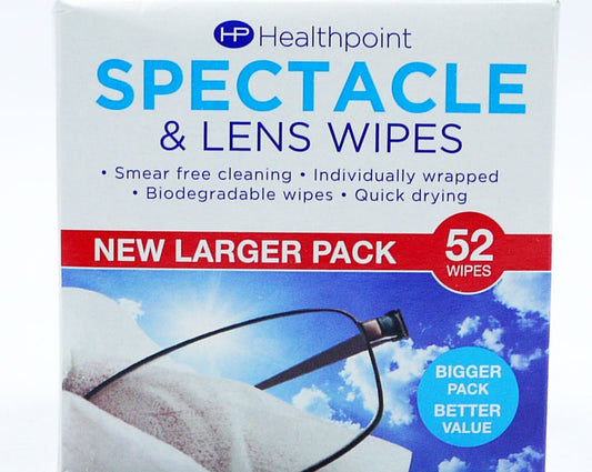 £1.49 Boxed Spectacle Wipes (6)
