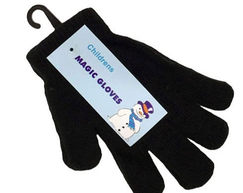 £1 Kids Black Magic Gloves (12)