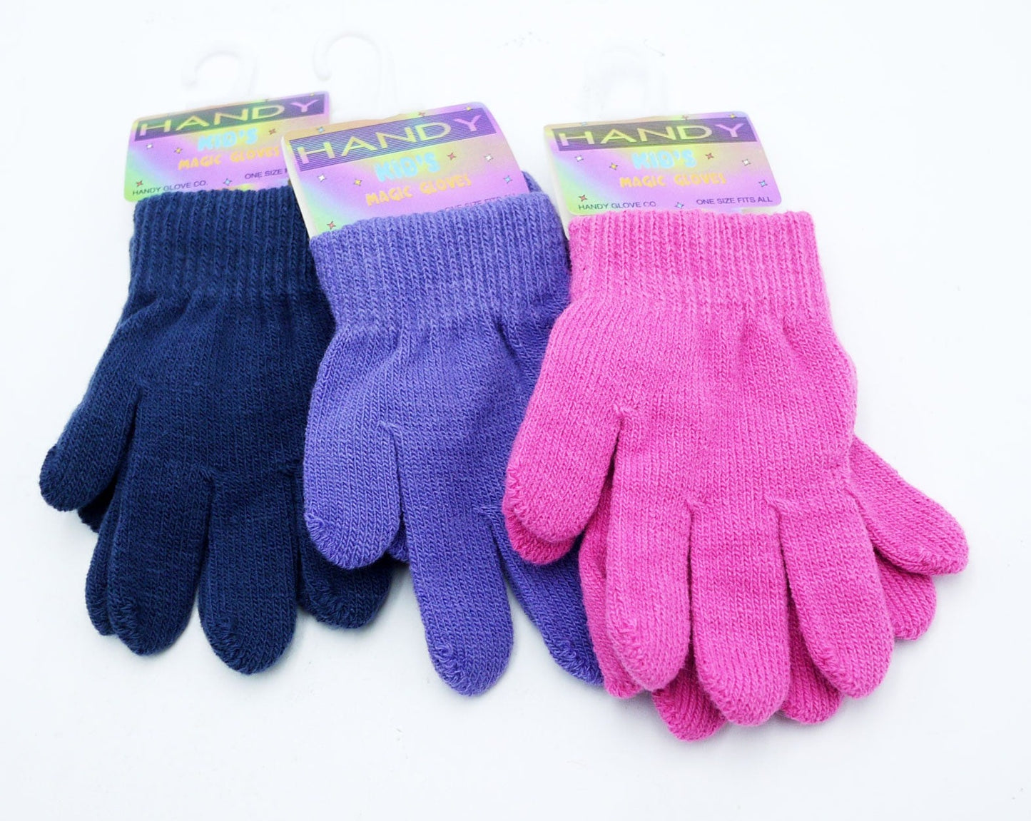 £1 Kids Coloured Magic Gloves (12)