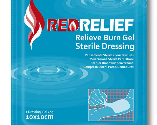 £3.99 Red Relief Burns Dressing (SINGLES)